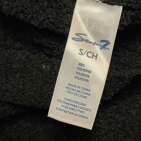 Seven7 Black Chenille Cowl Neck Sweater - Picture 11 of 14